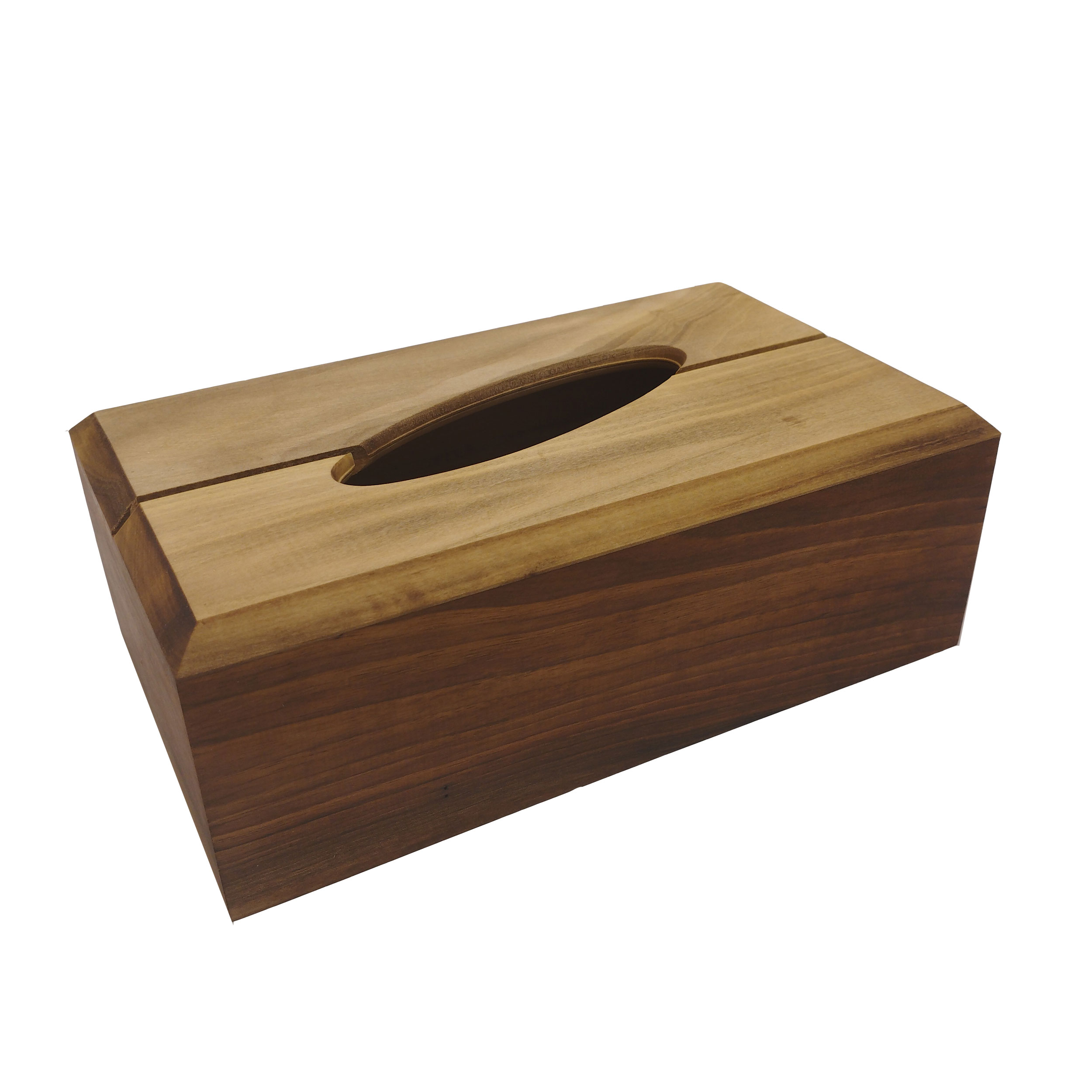 جعبه دستمال کاغذی مدل wood side walnut