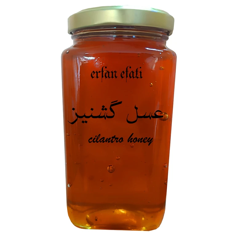عسل گشنیز طبیعی کل چرمی - 980 گرم