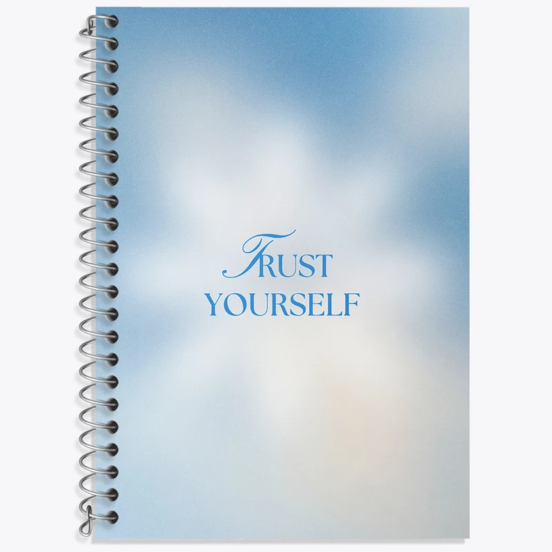 دفتر زبان 50 برگ خندالو مدل سه خط طرح Trust Yourself کد N2368