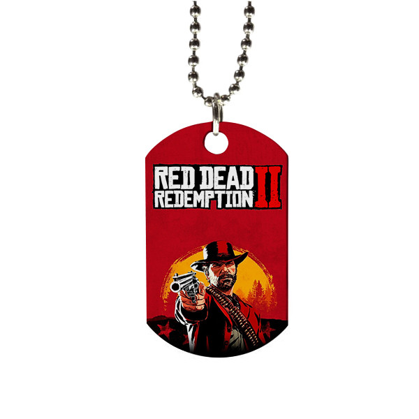 گردنبند طرح red dead کد pk24