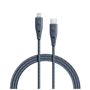 کابل تبدیل USB-C به لایتنینگ راوپاور مدل RP-CB1017 طول 1.2 متر