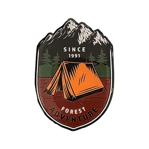 برچسب بدنه خودرو رایسان مدل ژله ای طرح camping کد BR00118