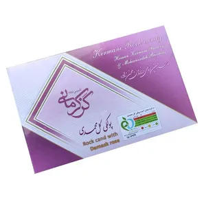  پولکی گل محمدی گز کرمانی - 450 گرم