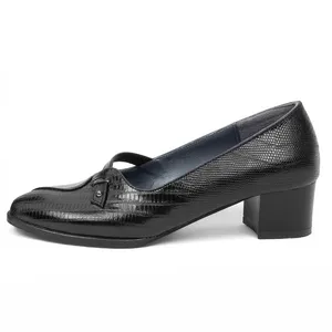 کفش زنانه پاتن چرم آفتاب مدل L40