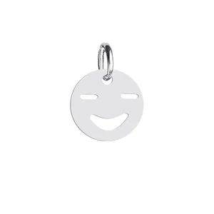 آویز گردنبند نقره هایکا طرح ایموجی مدل n.ha 136