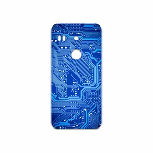 MAHOOT Blue Printed Circuit Board Cover Sticker for Google Nexus 5X