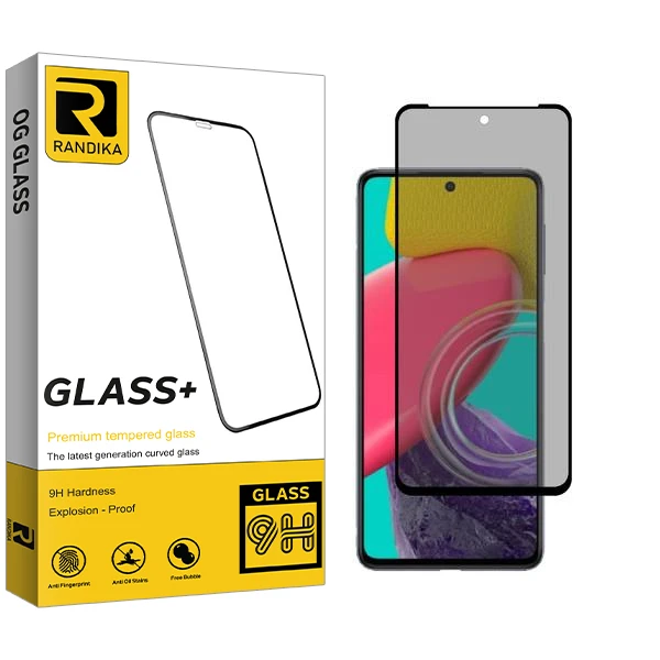 محافظ صفحه نمایش حریم شخصی راندیکا مدل RK مناسب برای گوشی موبایل سامسونگ Galaxy M53