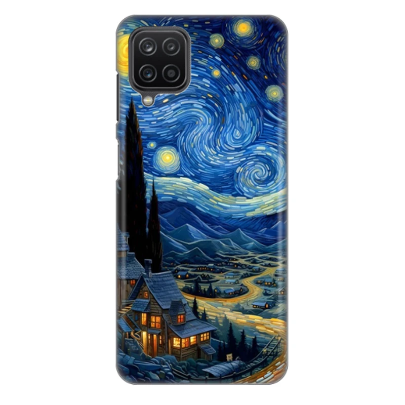 کاور طرح شب پرستاره کد DIMO-069 مناسب برای گوشی موبایل سامسونگ Galaxy A12