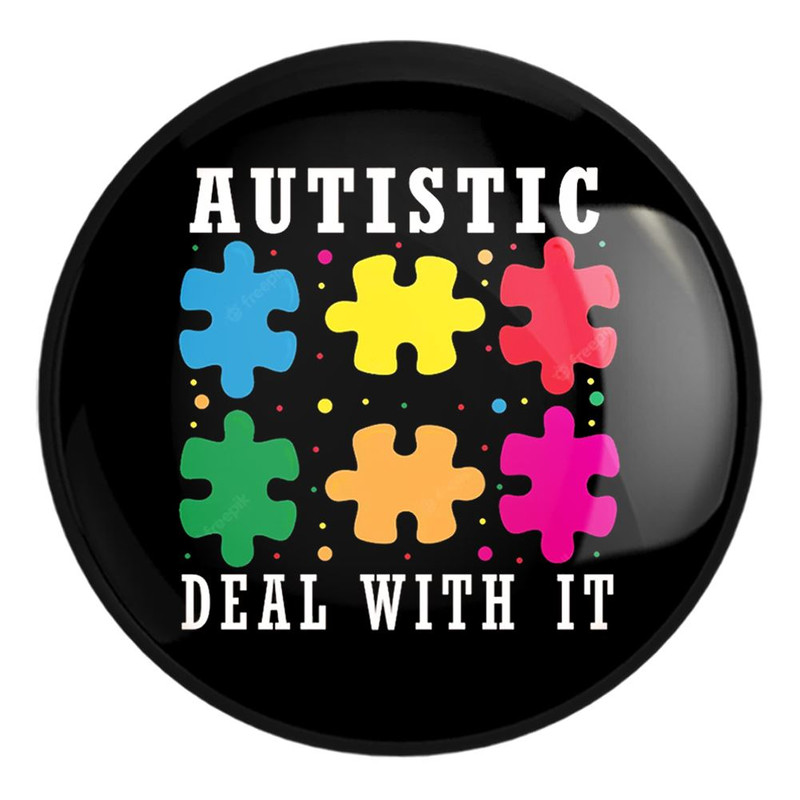 پیکسل خندالو طرح اتیسم Autism کد 26727 مدل بزرگ