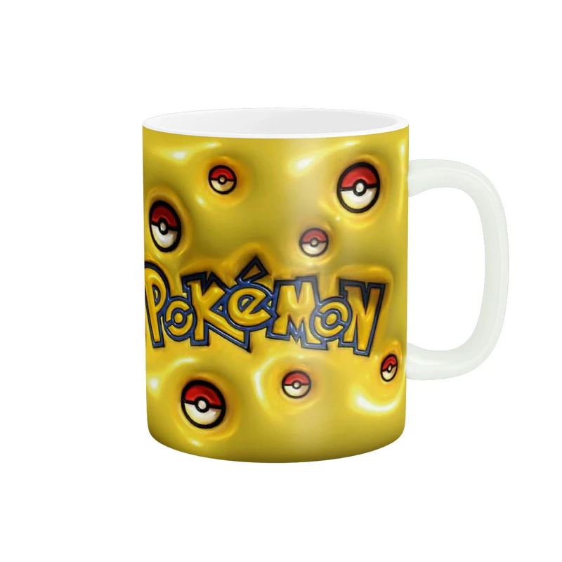 ماگ پادآفرین مدل کارتون پوکمون pokemon سه بعدی کد 095