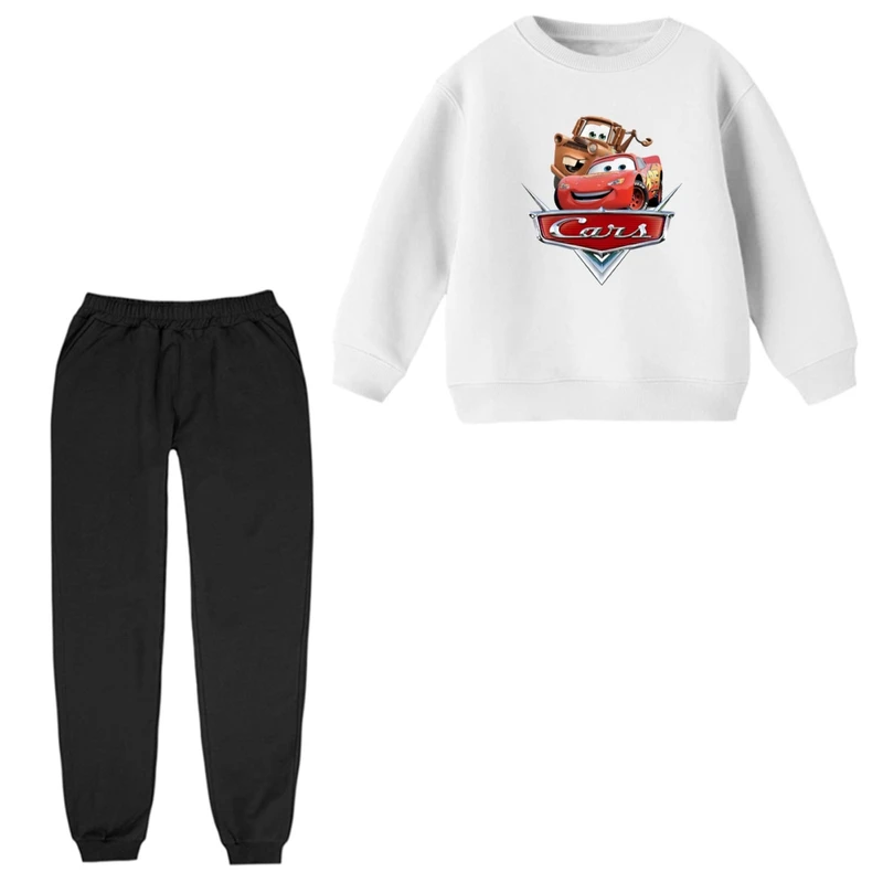 ست سویشرت و شلوار راحتی بچگانه مدل ماشین ها کد ۴  