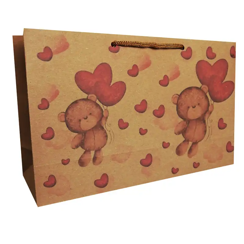 ساک هدیه مدل خرس و قلب