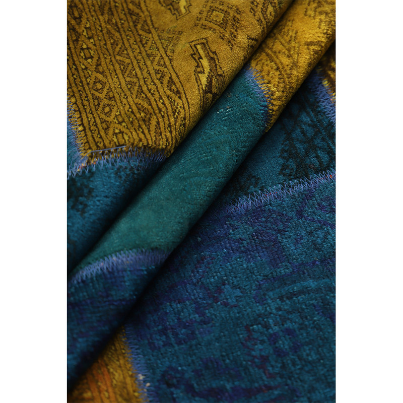 کلاژ فرش دستبافت شش و نیم متری مدل وینتیج کد 4101215