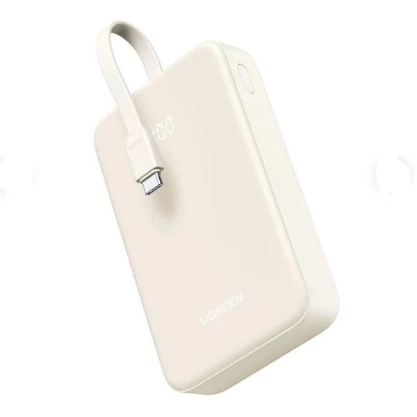 پاوربانک 20 وات یوگرین مدل 35340- PB505  ظرفیت 10000 میلی‌آمپرساعت به همراه کابل usb-c