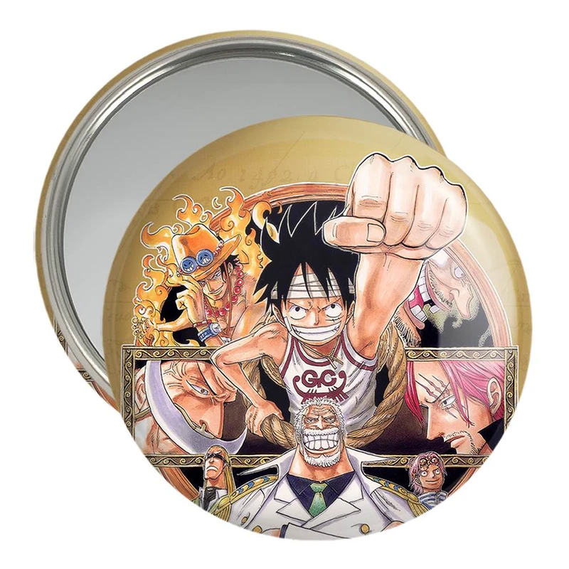 آینه جیبی خندالو مدل انیمه وان پیس One Piece  کد 11426