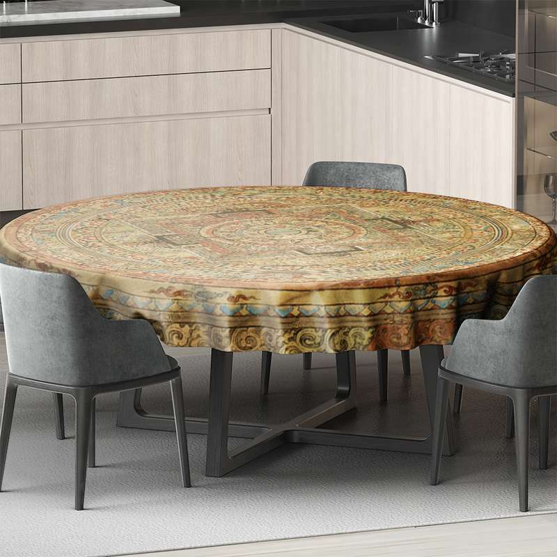 رومیزی طرح شمسه نگار مدل D-0024