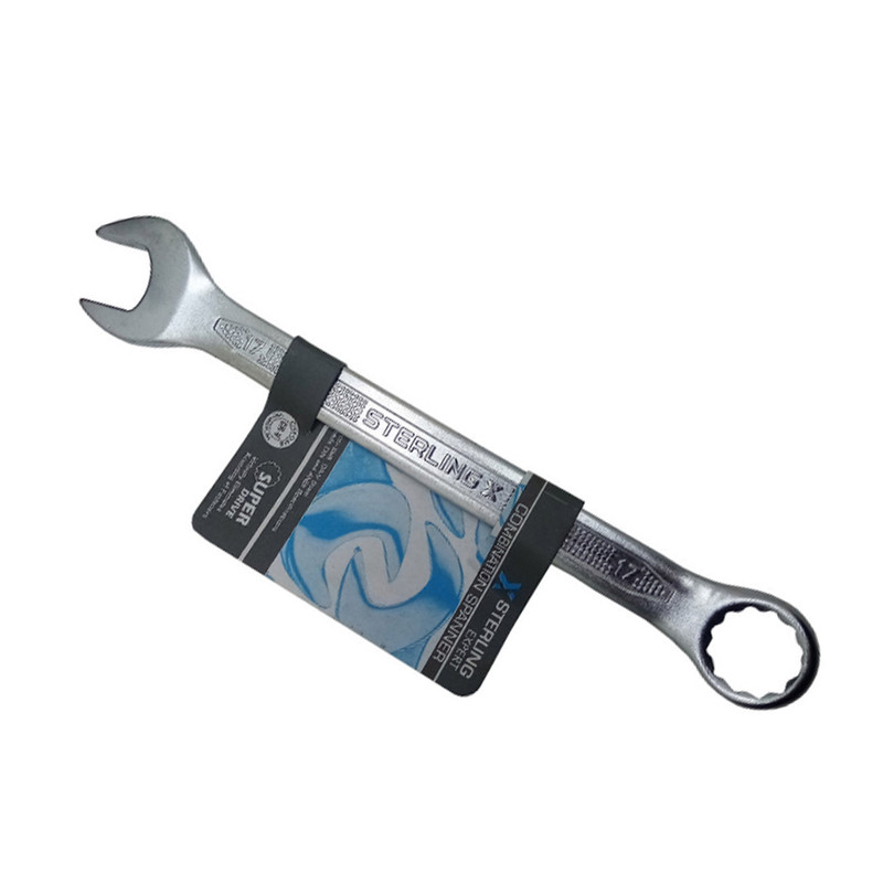 آچار یکسر تخت و یکسر رینگی استرلنگ مدل GE-017 سایز 17 میلی متر