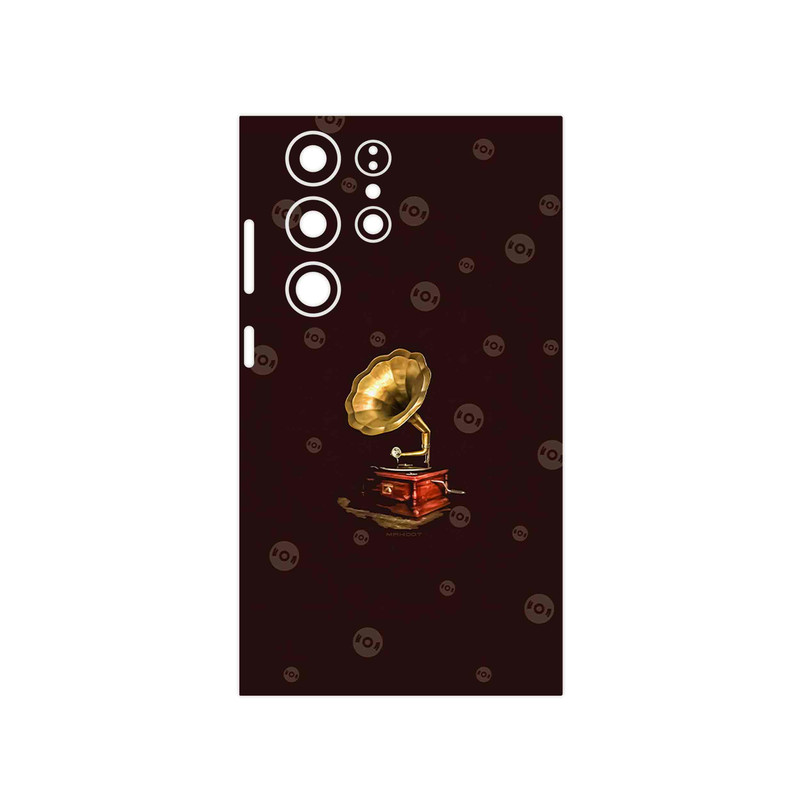 برچسب پوششی ماهوت مدل Gramophone Nostalgia مناسب برای گوشی موبایل سامسونگ Galaxy S23 Ultra
