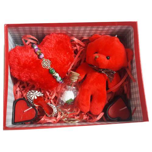 ست هدیه عروسک طرح خرسی مدل مروارید  کد 002