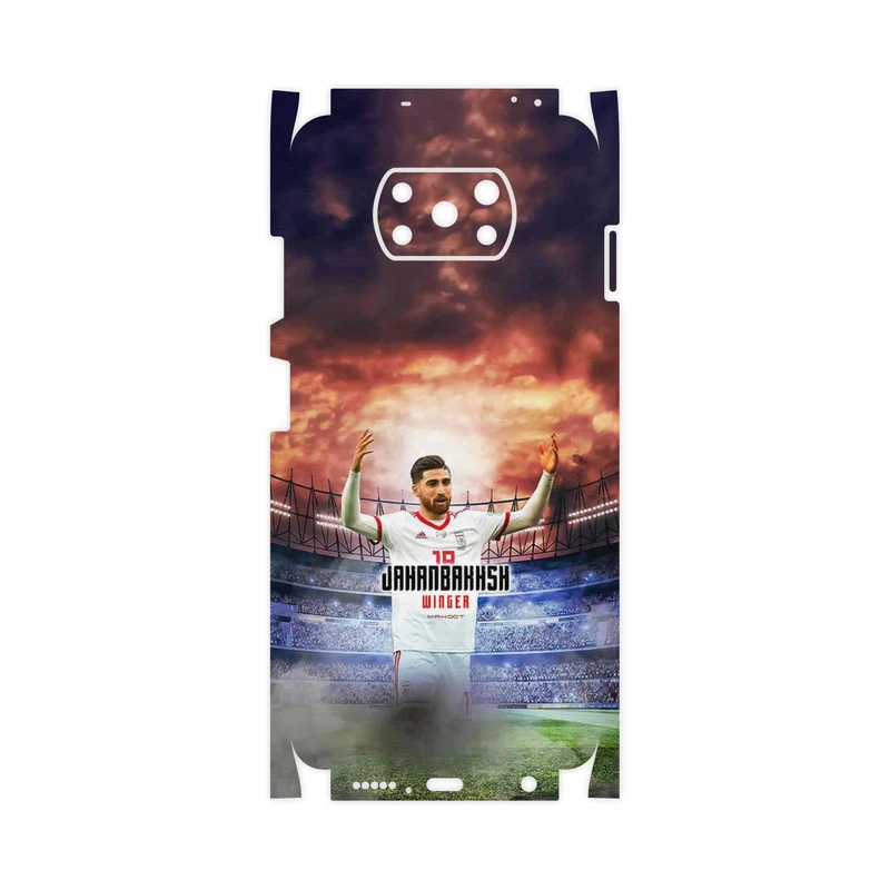 برچسب پوششی ماهوت مدل Alireza Jahanbakhsh-FullSkin مناسب برای گوشی موبایل شیائومی Poco X3 Pro