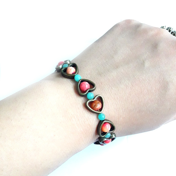 نیم ست زنانه مدل سنگ جید