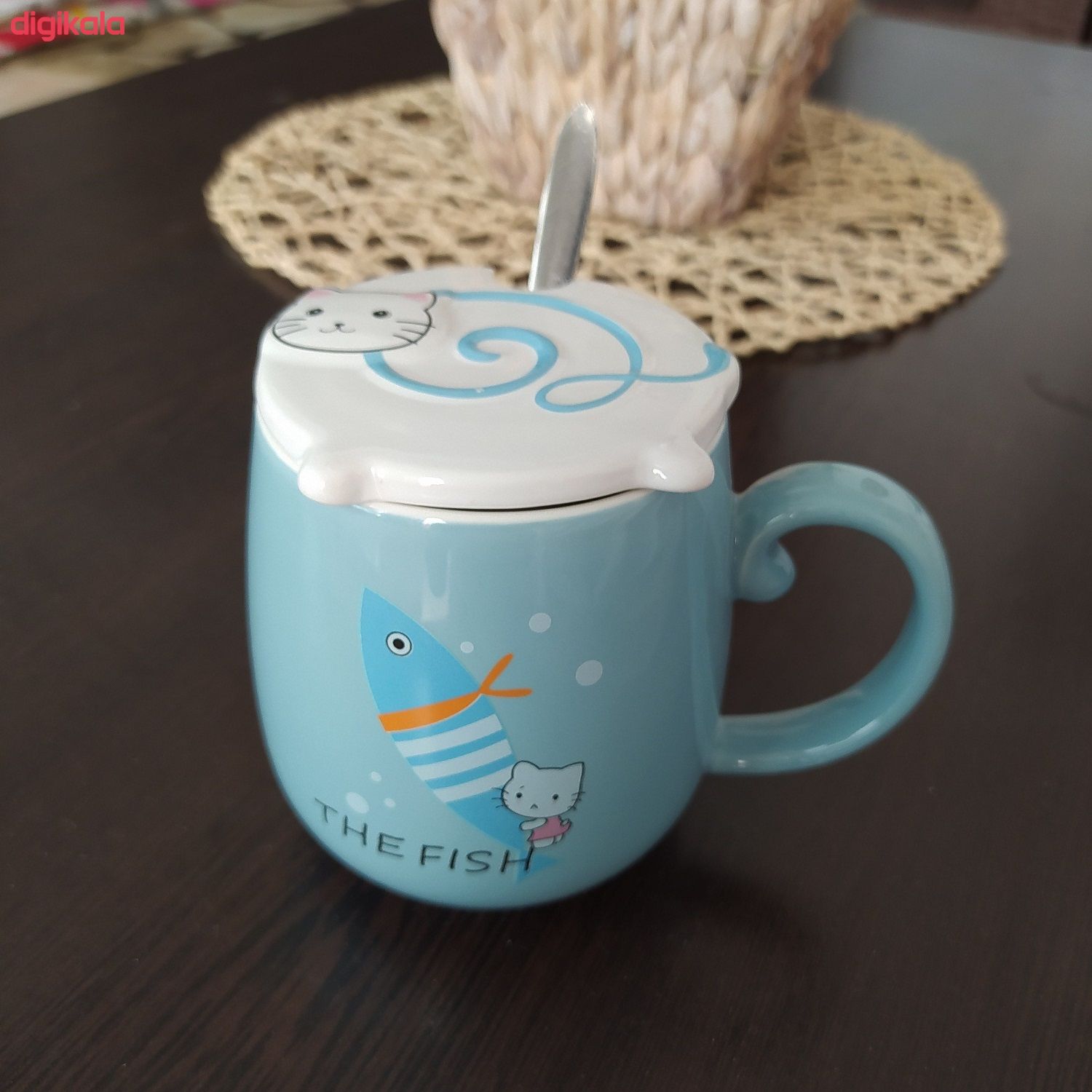 ماگ طرح گربه ماهی main 1 2