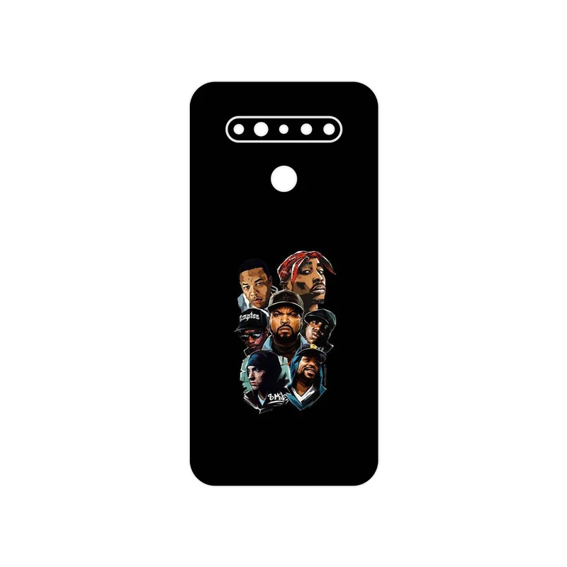برچسب پوششی ماهوت مدل Great Rappers Digital Art مناسب برای گوشی موبایل ال جی K41s