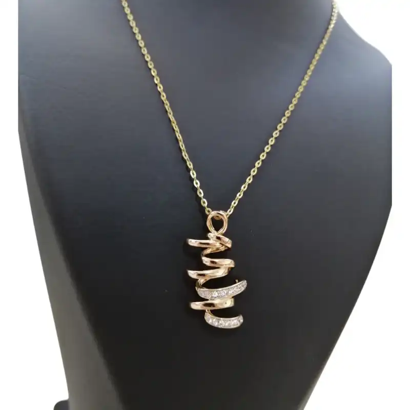 نیم ست زنانه ژوپینگ طرح مارپیچ کد XP 458