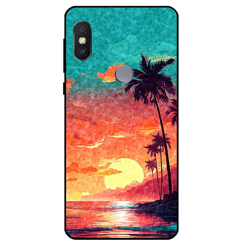 کاور مگافون طرح تابستان مدل 8000 مناسب برای گوشی موبایل شیائومی Redmi Note 5 / Note 5 Pro	