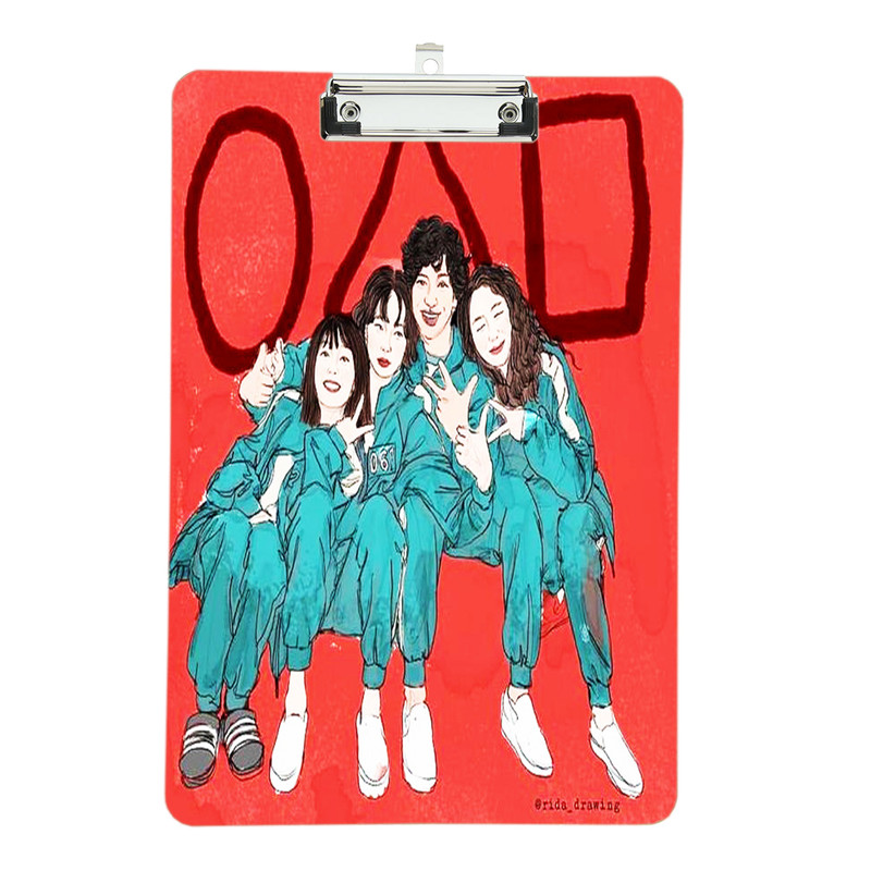 تخته شاسی طرح سریال اسکویید گیم کدsg103 سایز A4