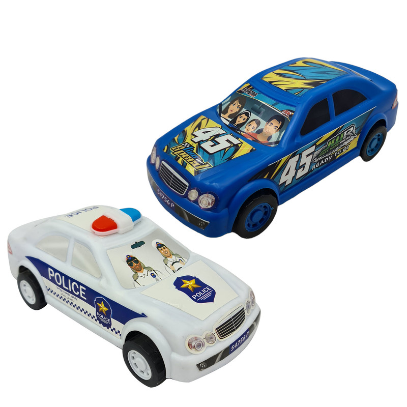 ماشین بازی مدل الگانس اسپرت طرح پلیس کد S_060 مجموعه 2 عددی