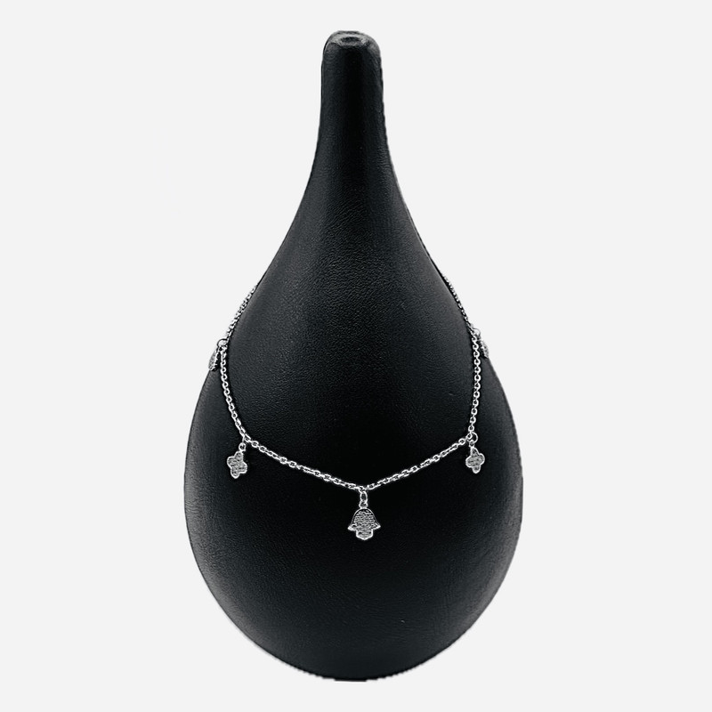 پابند نقره زنانه مدل NG8505