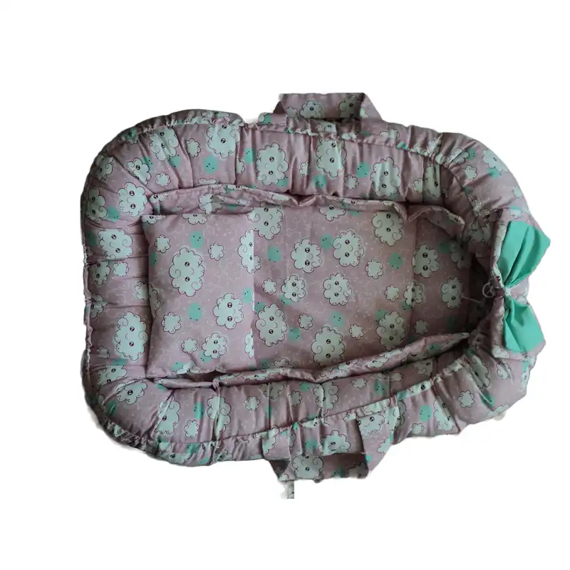 آغوشی طرح ابر مدل 14016 به همراه ساک حمل نوزاد