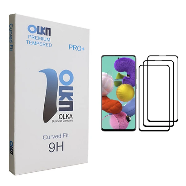 محافظ صفحه نمایش الکا مدل +PRO مناسب برای گوشی موبایل سامسونگ Galaxy A51 بسته سه عددی