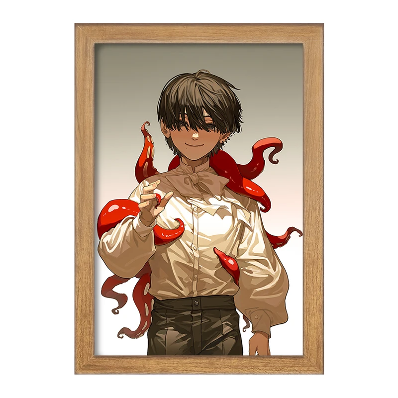 تابلو خندالو مدل یوشیدا انیمه مرد اره ای Chainsaw Man  کد 22344