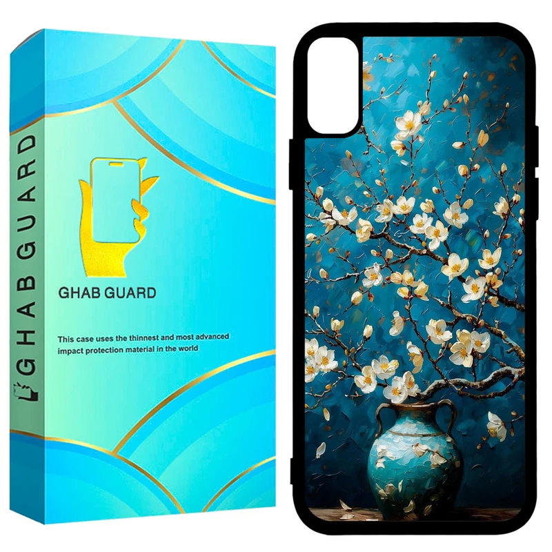 کاور قاب گارد طرح گلدان مدل GCHPX مناسب برای گوشی موبایل اپل iPhone X / XS