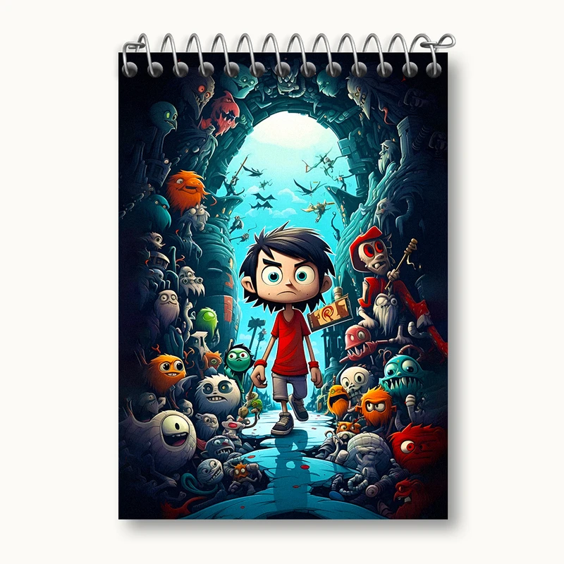 دفتر یادداشت 50 برگ خندالو طرح پسرانه کد N5799