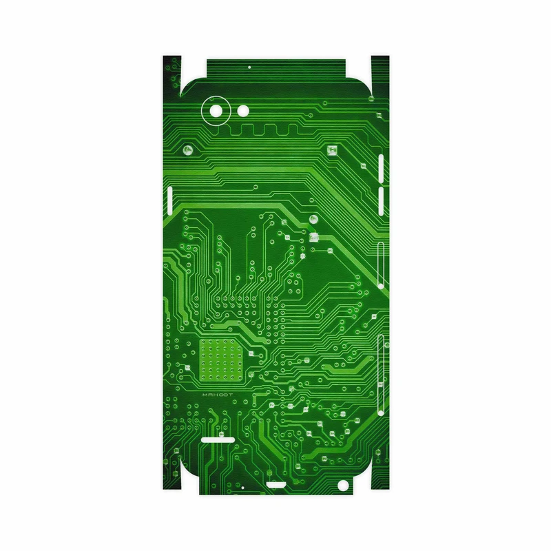 برچسب پوششی ماهوت مدل Green Printed Circuit Board-FullSkin مناسب برای گوشی موبایل ال جی Q6