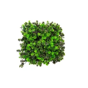 دیوارپوش مدل دیوار سبز مصنوعی گل داوودی بسته 16 عددی