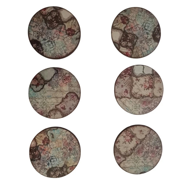 زیر لیوانی مدل سنتی مجموعه ۶ عددی