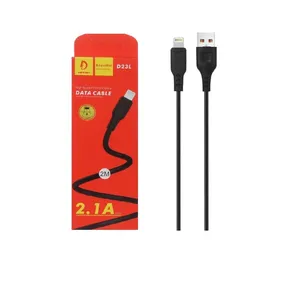 کابل تبدیل USB به لایتنینگ دنمن مدل D23L طول 2 متر