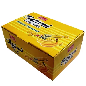 تافی قلمی با طعم موز فستیوال شیرین عسل - 620 گرم
