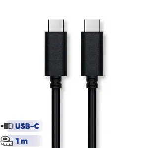 KNETPLUS KP-C2000 USB 3.1 Type-C to Type-C Cable male to male 1m