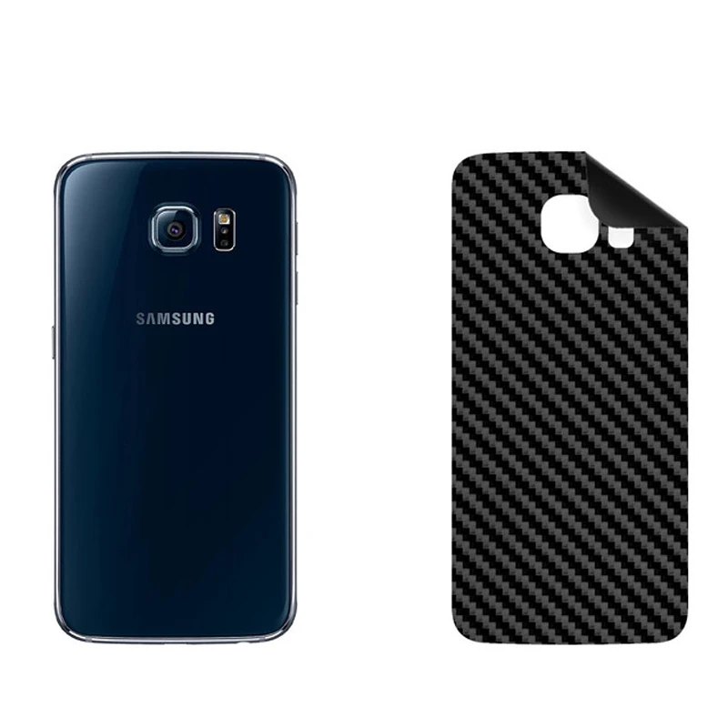 برچسب پوششی بستور مدل BT-Fiber طرح فیبر کربن مناسب برای گوشی موبایل سامسونگ Galaxy S6