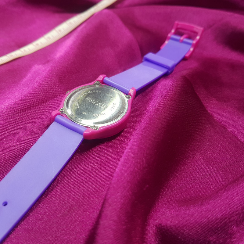 ساعت مچی عقربه ای بچگانه والار مدل ضدآب طرح گل کد 18