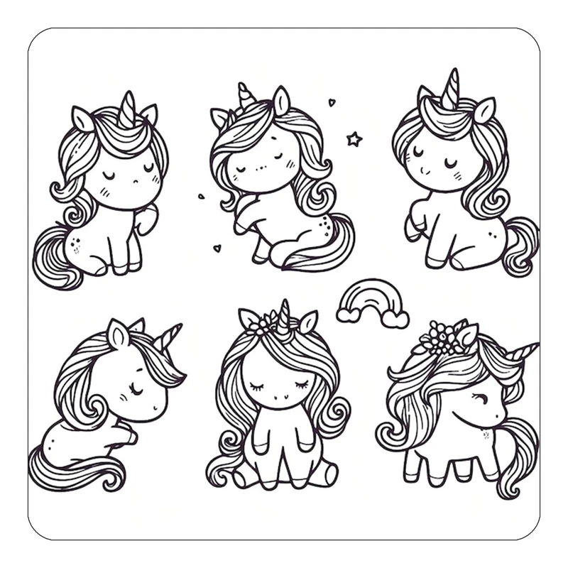 مگنت کاکتی طرح اسب تک شاخ و یونیکورن مدل mp31386