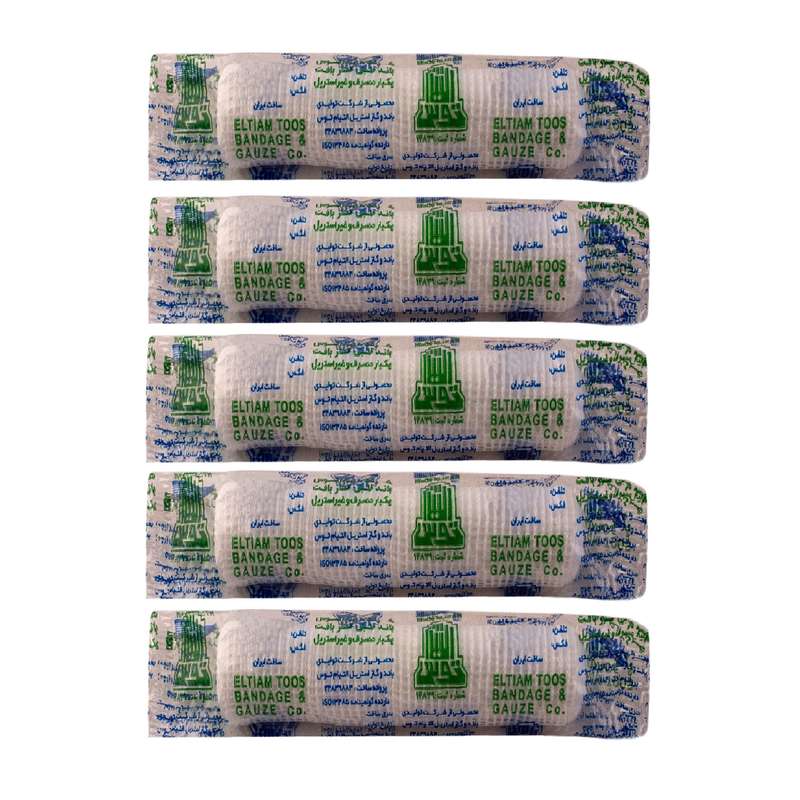 باند پانسمان التیام توس مدل کناربافت مجموعه 5 عددی