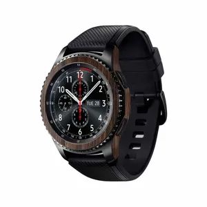 MAHOOT Dark-Walnut-Wood Cover Sticker for Samsung Galaxy Gear S3 Frontier Smartwatch
