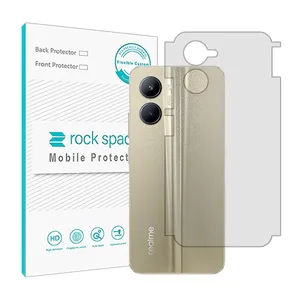 Rock space HyGEL model Transparent back protector for Realme C33 mobile phone