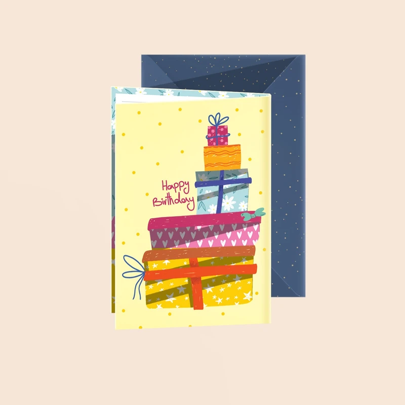 کارت پستال مریخ مدل Gifts 6006